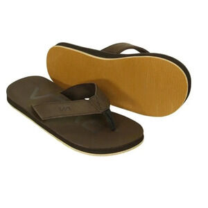 RVCA Mens VA Sport Federal Sandals - Dark Brown Size 9